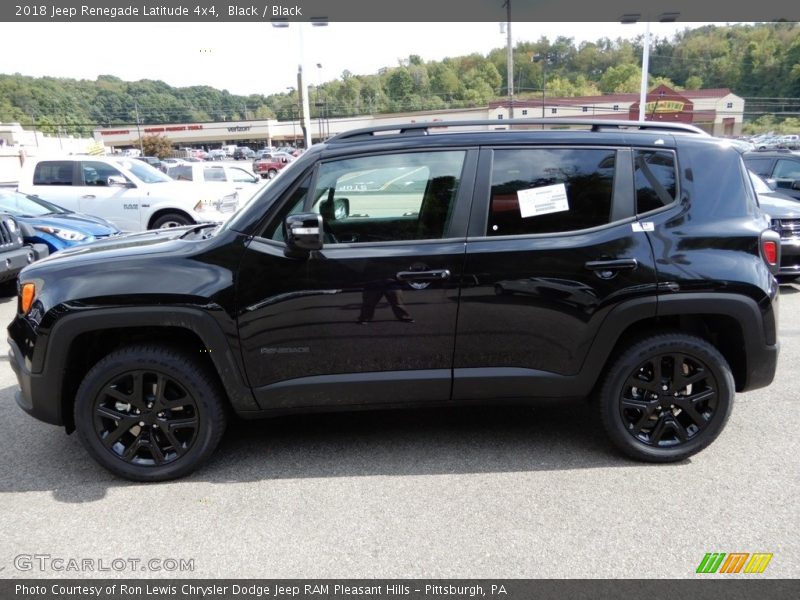 Black / Black 2018 Jeep Renegade Latitude 4x4