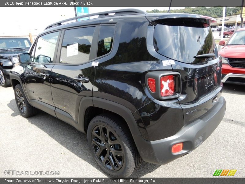Black / Black 2018 Jeep Renegade Latitude 4x4