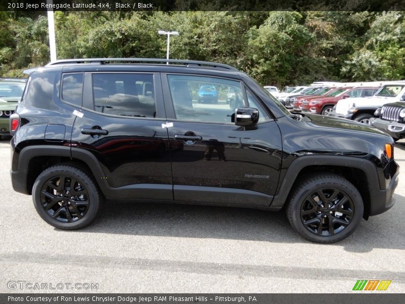 Black / Black 2018 Jeep Renegade Latitude 4x4