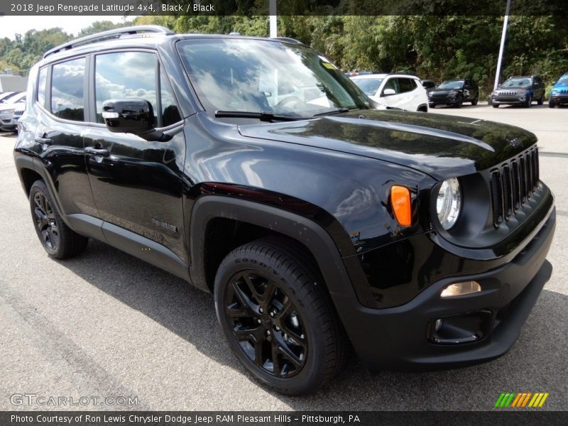 Black / Black 2018 Jeep Renegade Latitude 4x4