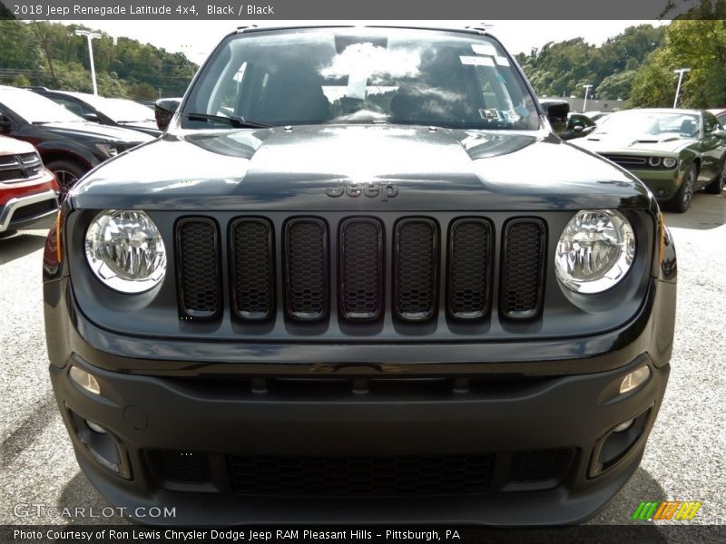 Black / Black 2018 Jeep Renegade Latitude 4x4