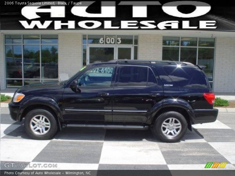 Black / Taupe 2006 Toyota Sequoia Limited