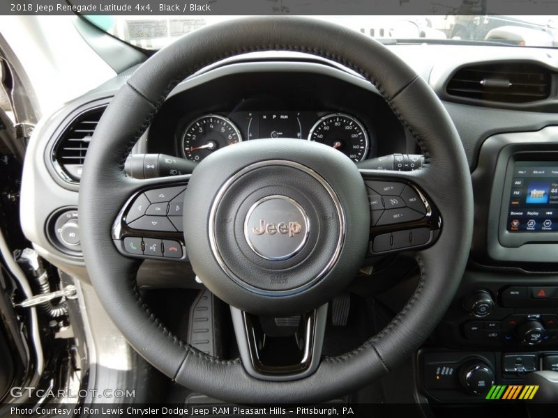 Black / Black 2018 Jeep Renegade Latitude 4x4