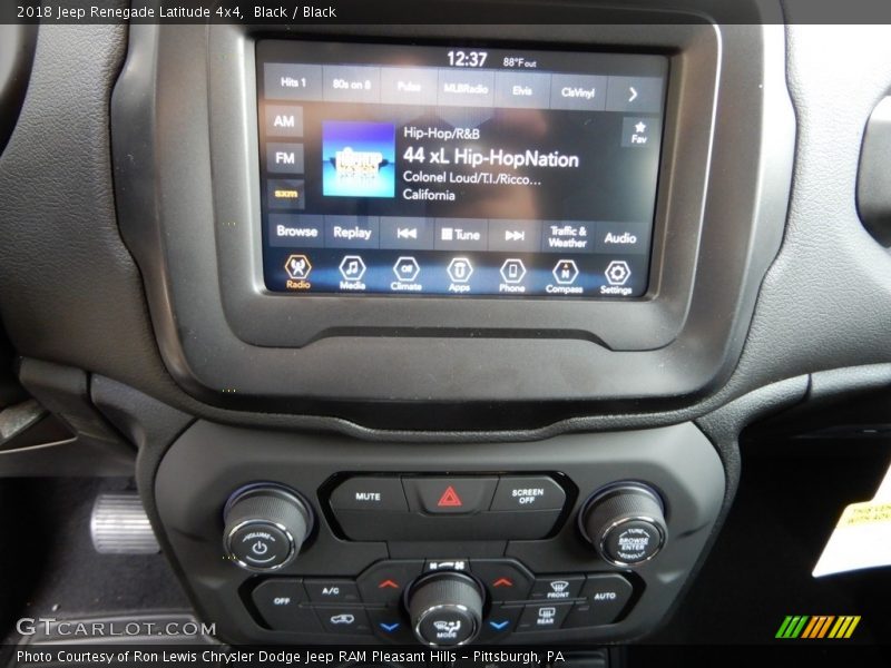 Black / Black 2018 Jeep Renegade Latitude 4x4
