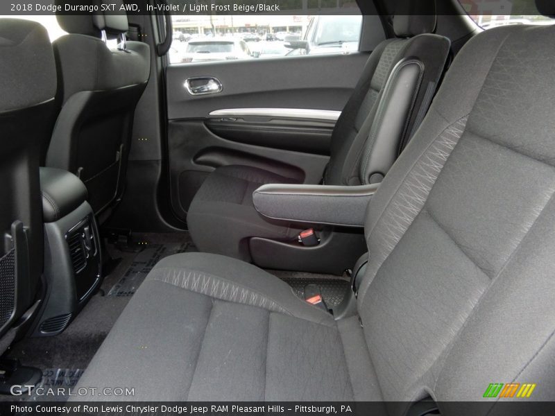 In–Violet / Light Frost Beige/Black 2018 Dodge Durango SXT AWD