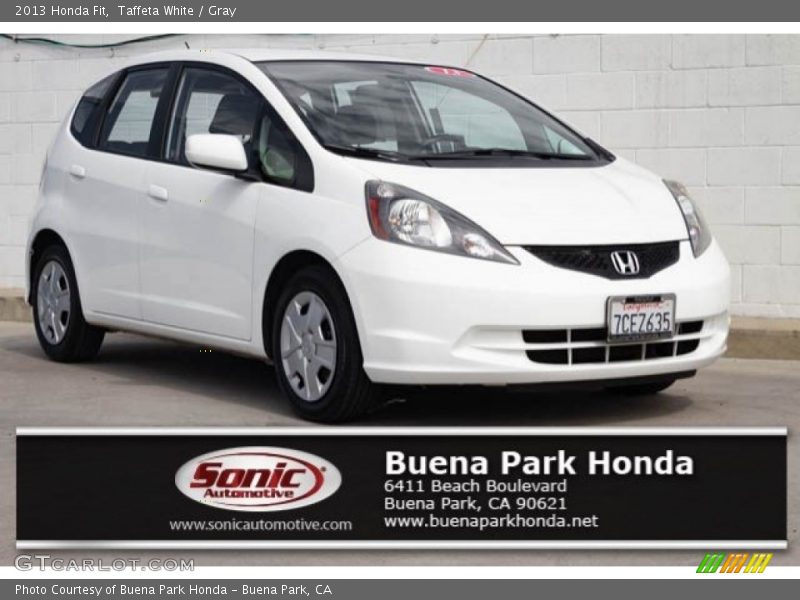 Taffeta White / Gray 2013 Honda Fit