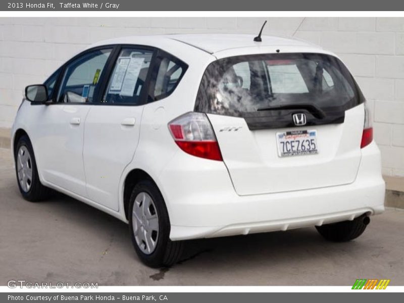 Taffeta White / Gray 2013 Honda Fit