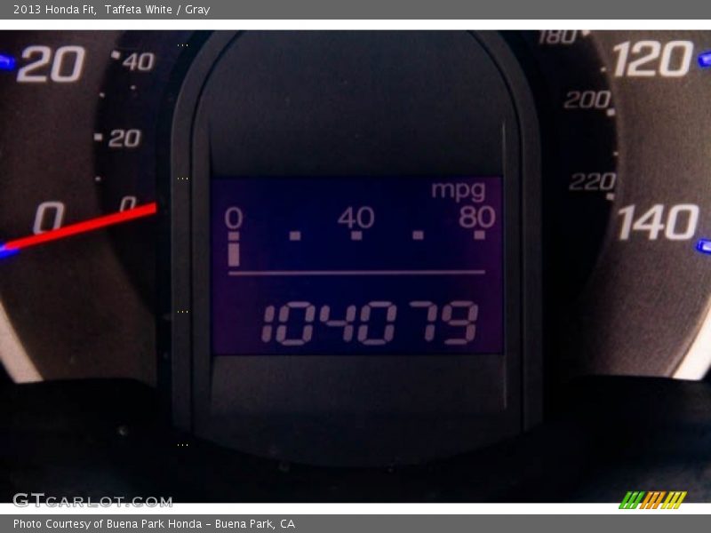 Taffeta White / Gray 2013 Honda Fit