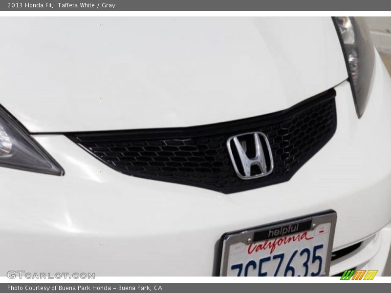 Taffeta White / Gray 2013 Honda Fit