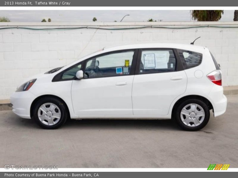 Taffeta White / Gray 2013 Honda Fit
