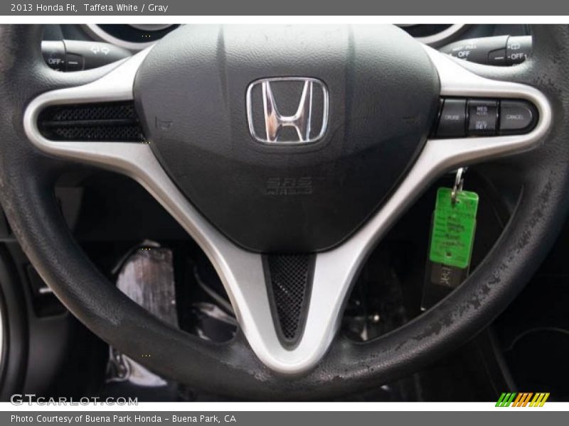 Taffeta White / Gray 2013 Honda Fit