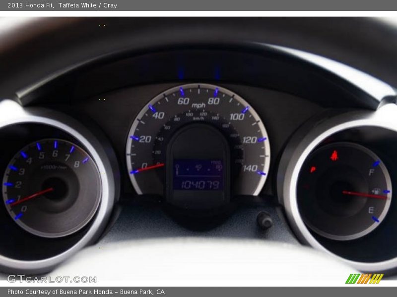 Taffeta White / Gray 2013 Honda Fit