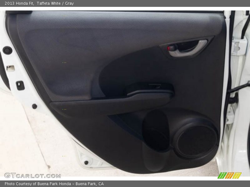 Taffeta White / Gray 2013 Honda Fit