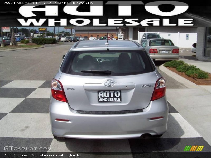 Classic Silver Metallic / Ash Gray 2009 Toyota Matrix 1.8