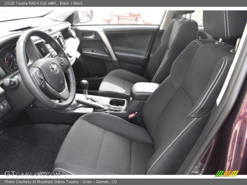 Black / Black 2018 Toyota RAV4 XLE AWD