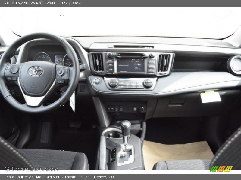 Black / Black 2018 Toyota RAV4 XLE AWD