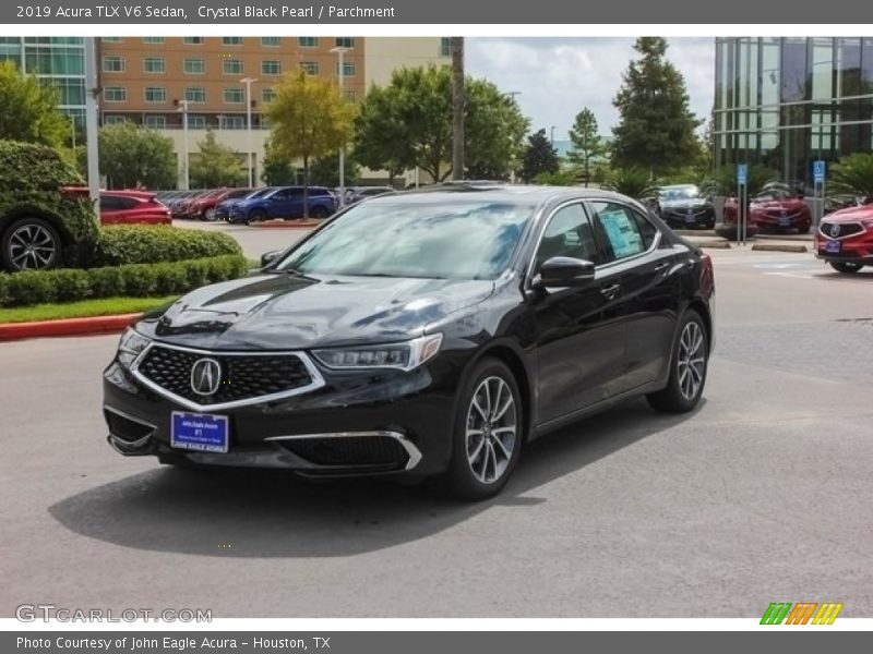 Crystal Black Pearl / Parchment 2019 Acura TLX V6 Sedan