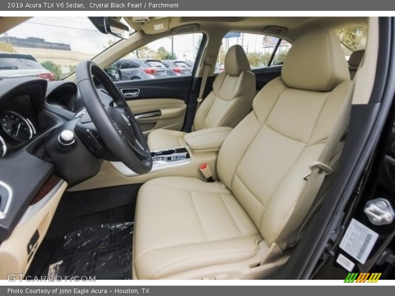 Crystal Black Pearl / Parchment 2019 Acura TLX V6 Sedan