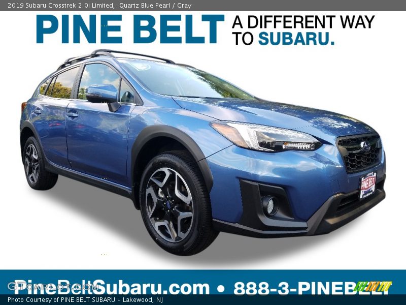 Quartz Blue Pearl / Gray 2019 Subaru Crosstrek 2.0i Limited