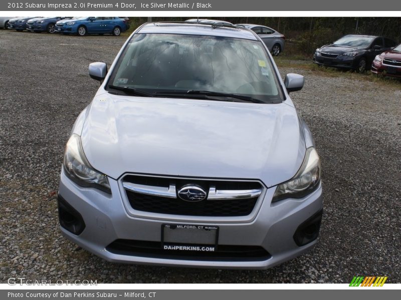 Ice Silver Metallic / Black 2012 Subaru Impreza 2.0i Premium 4 Door