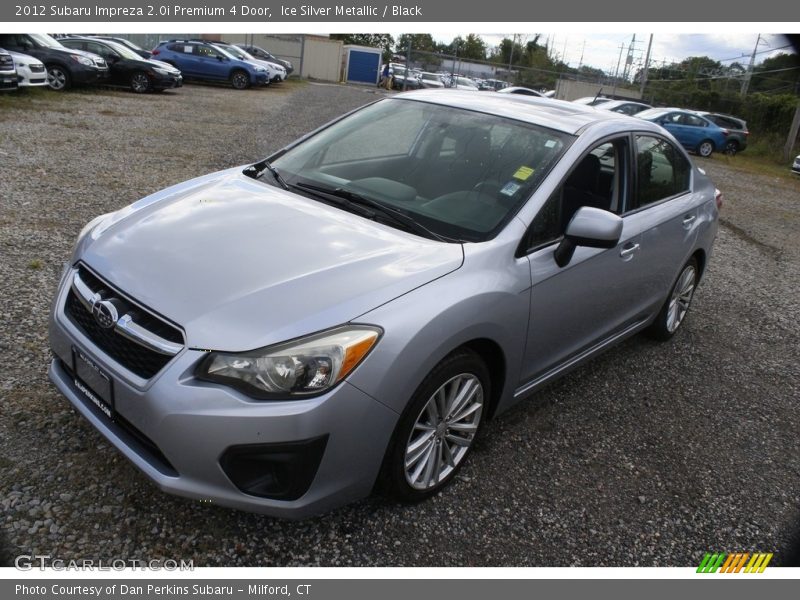 Ice Silver Metallic / Black 2012 Subaru Impreza 2.0i Premium 4 Door