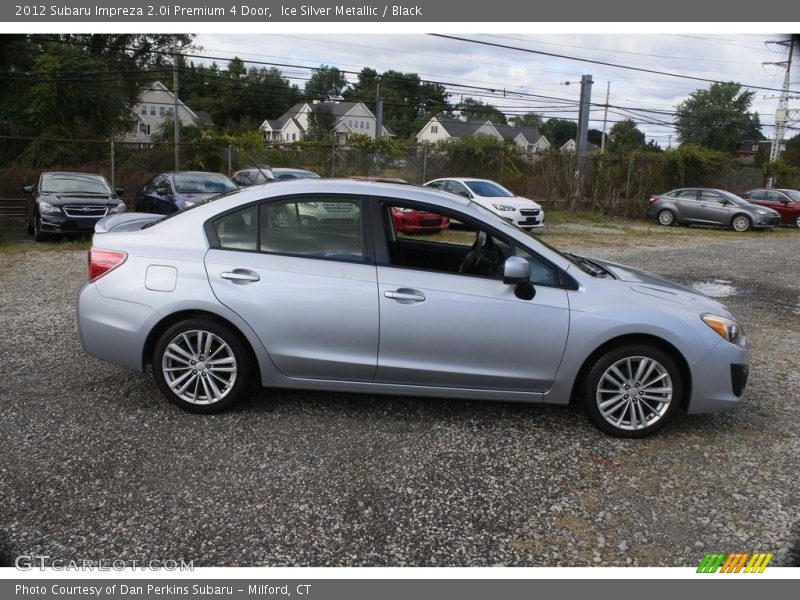 Ice Silver Metallic / Black 2012 Subaru Impreza 2.0i Premium 4 Door