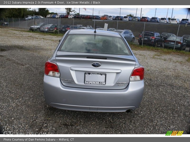 Ice Silver Metallic / Black 2012 Subaru Impreza 2.0i Premium 4 Door