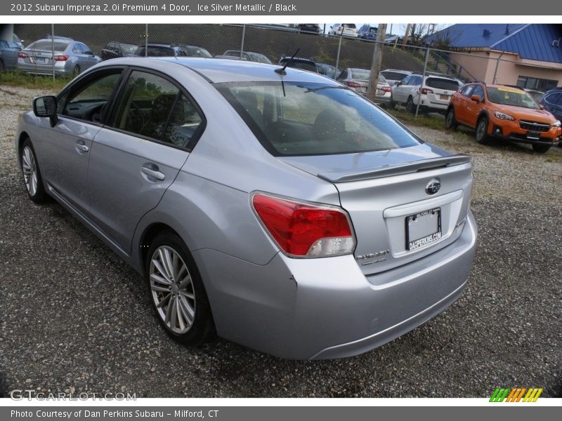 Ice Silver Metallic / Black 2012 Subaru Impreza 2.0i Premium 4 Door