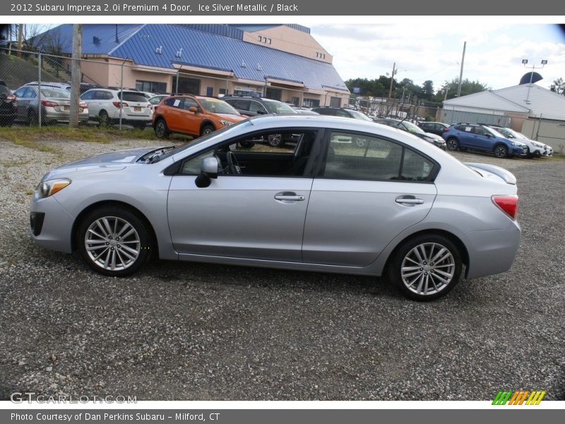 Ice Silver Metallic / Black 2012 Subaru Impreza 2.0i Premium 4 Door