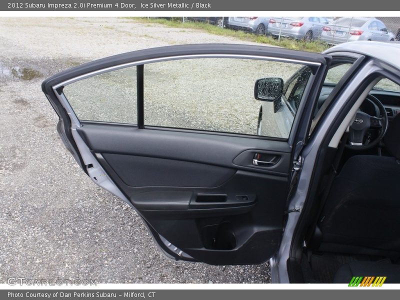 Ice Silver Metallic / Black 2012 Subaru Impreza 2.0i Premium 4 Door