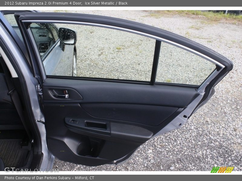 Ice Silver Metallic / Black 2012 Subaru Impreza 2.0i Premium 4 Door
