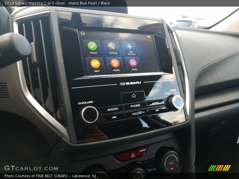 Island Blue Pearl / Black 2019 Subaru Impreza 2.0i 5-Door
