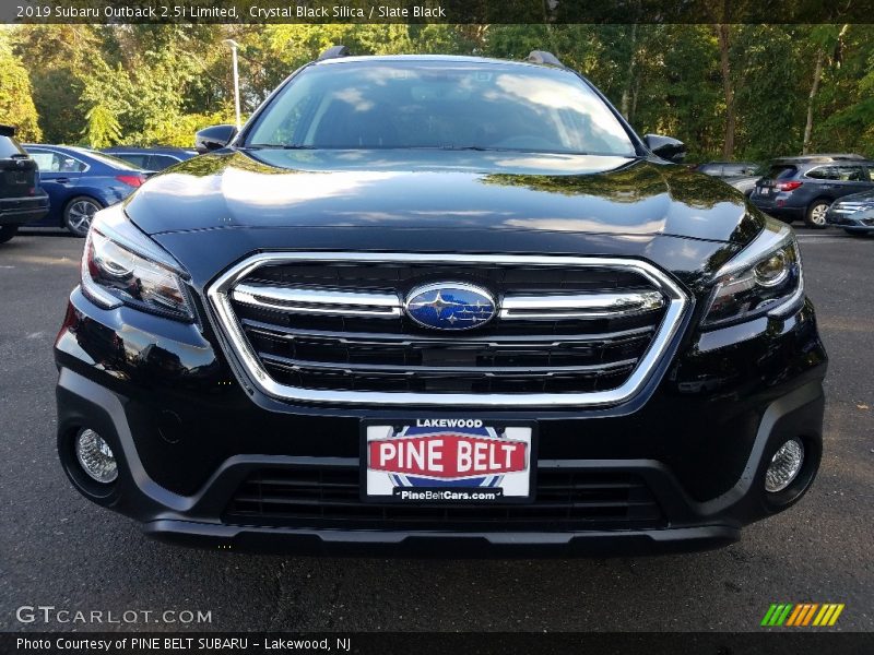 Crystal Black Silica / Slate Black 2019 Subaru Outback 2.5i Limited