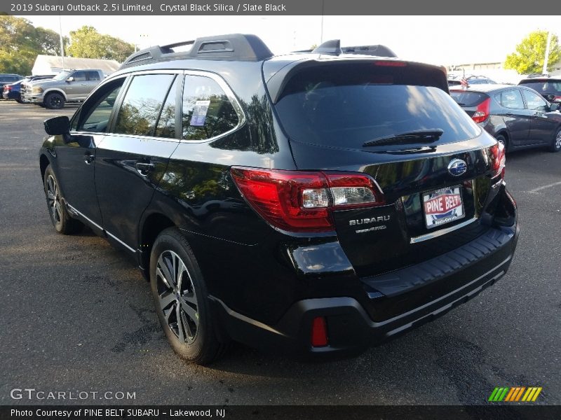 Crystal Black Silica / Slate Black 2019 Subaru Outback 2.5i Limited