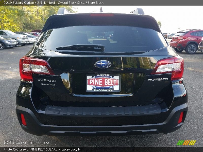 Crystal Black Silica / Slate Black 2019 Subaru Outback 2.5i Limited