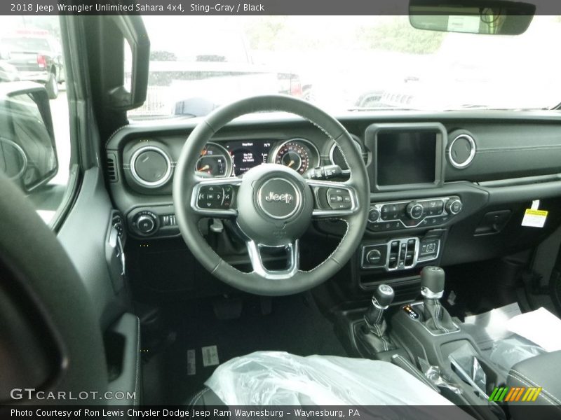 Sting-Gray / Black 2018 Jeep Wrangler Unlimited Sahara 4x4