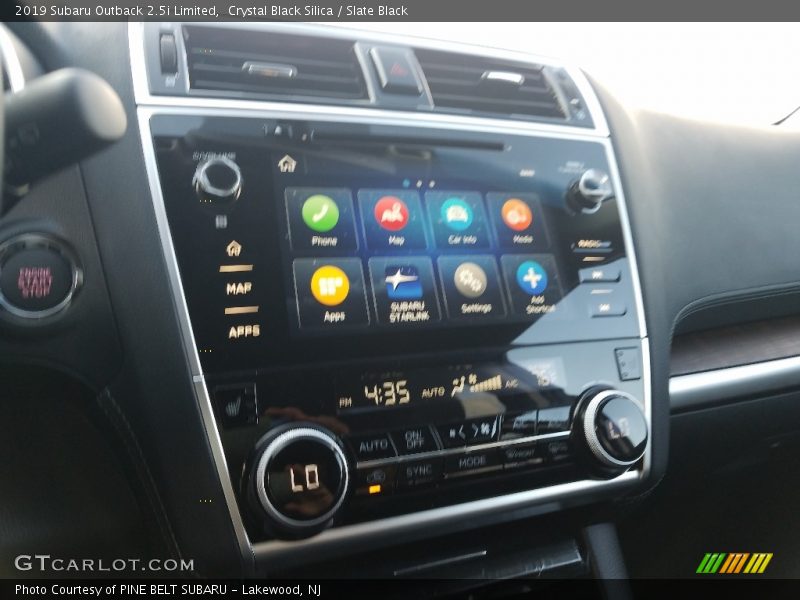 Crystal Black Silica / Slate Black 2019 Subaru Outback 2.5i Limited