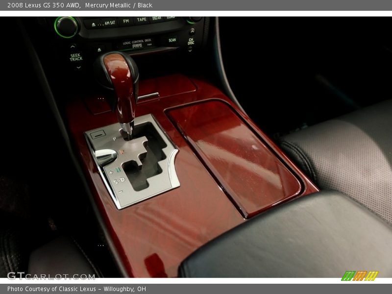 Mercury Metallic / Black 2008 Lexus GS 350 AWD