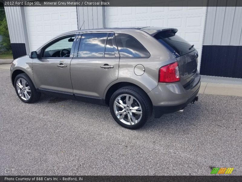 Mineral Grey Metallic / Charcoal Black 2012 Ford Edge SEL