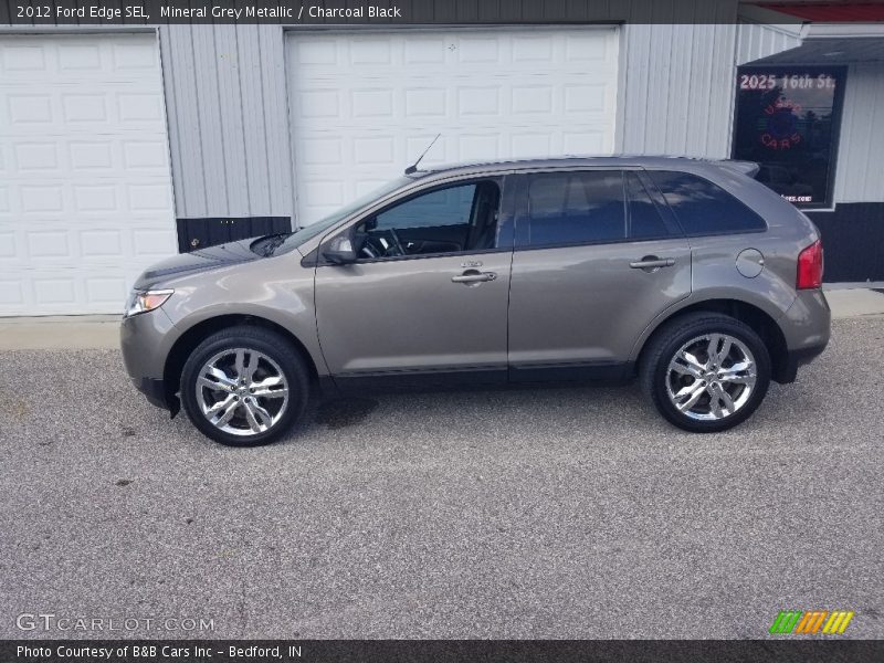 Mineral Grey Metallic / Charcoal Black 2012 Ford Edge SEL