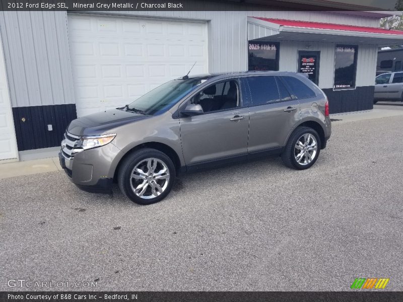 Mineral Grey Metallic / Charcoal Black 2012 Ford Edge SEL