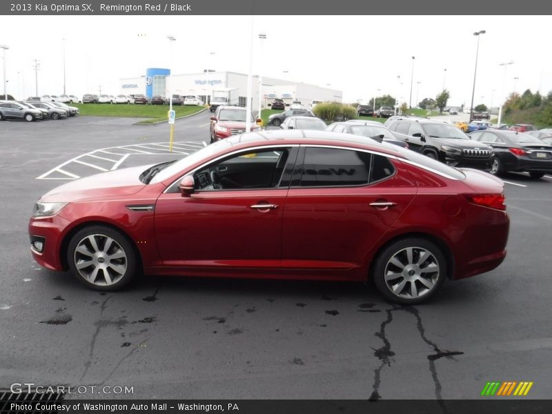 Remington Red / Black 2013 Kia Optima SX