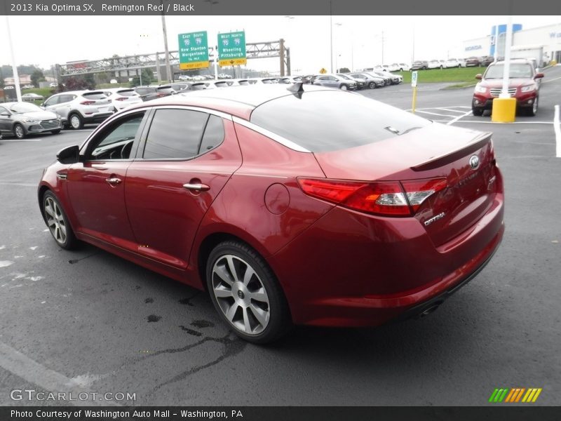 Remington Red / Black 2013 Kia Optima SX
