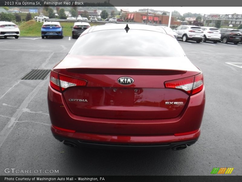 Remington Red / Black 2013 Kia Optima SX