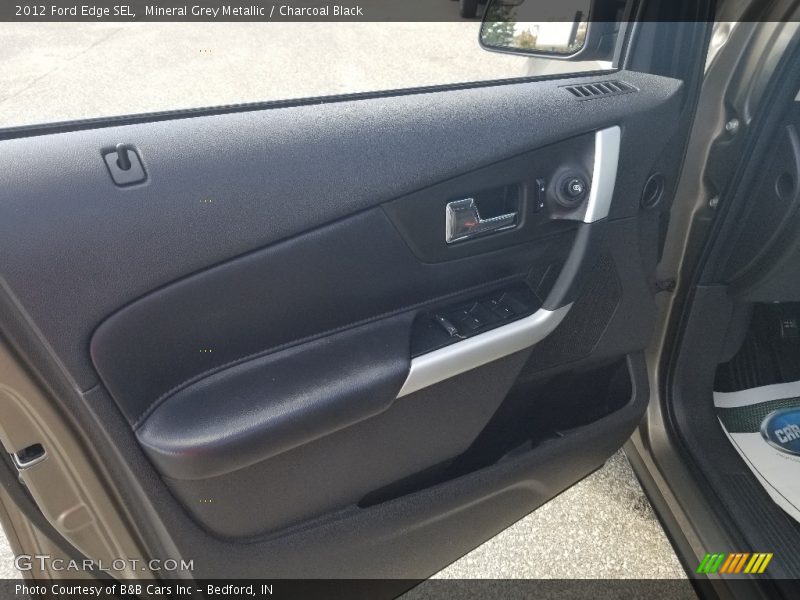 Mineral Grey Metallic / Charcoal Black 2012 Ford Edge SEL