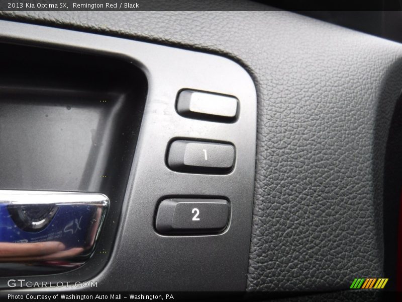 Remington Red / Black 2013 Kia Optima SX