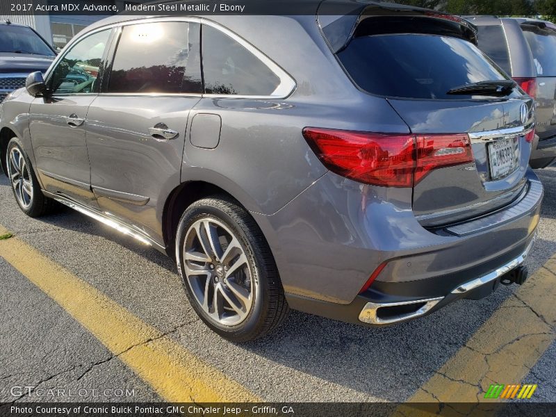 Modern Steel Metallic / Ebony 2017 Acura MDX Advance