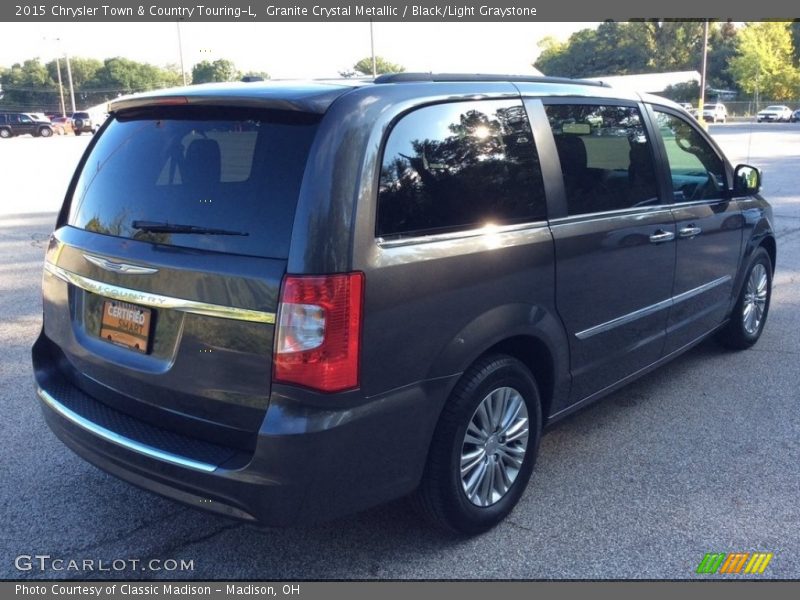 Granite Crystal Metallic / Black/Light Graystone 2015 Chrysler Town & Country Touring-L