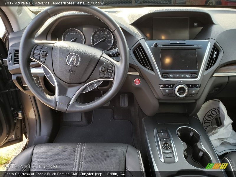 Modern Steel Metallic / Ebony 2017 Acura MDX Advance