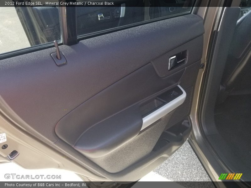 Mineral Grey Metallic / Charcoal Black 2012 Ford Edge SEL
